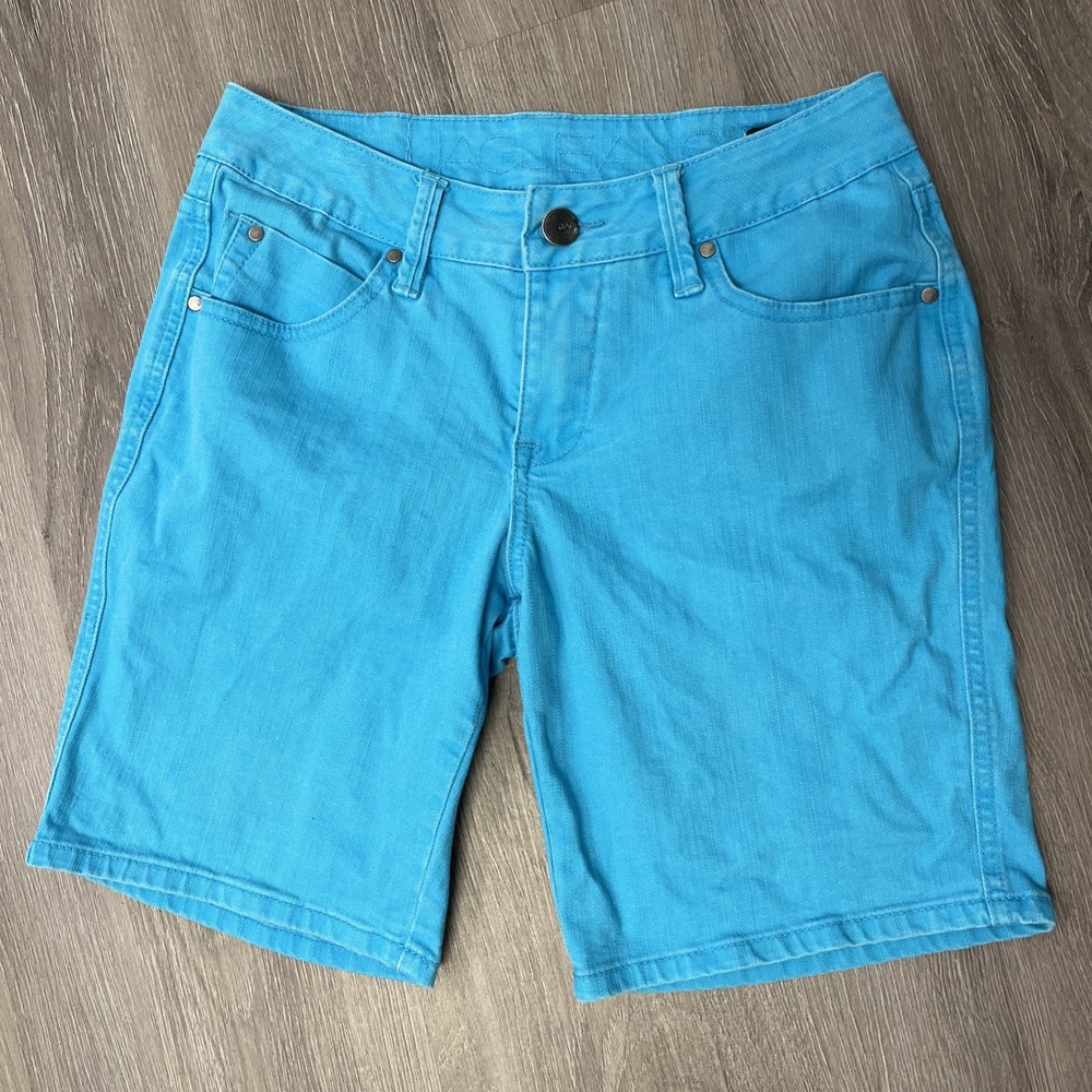 JAG Jeans Classic Fit  Shorts Women's Size 4 Turquoise Bermuda Shorts Retro